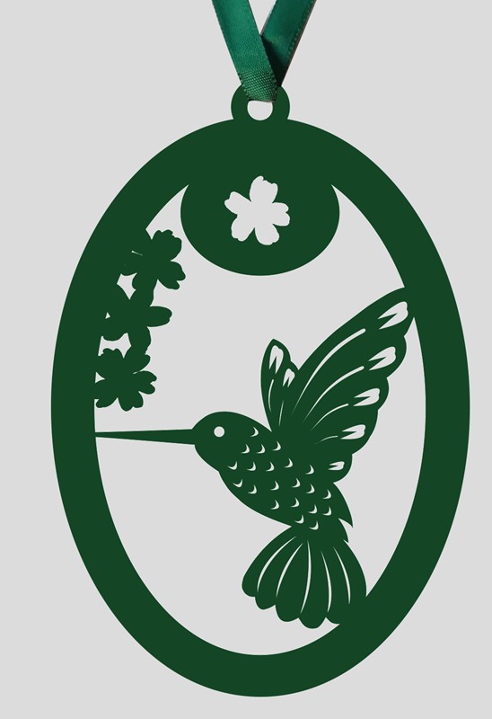 Download Set Of 5 Hummingbird Cherry Blossom Paper Ornament Bookmark Mascot International Inc